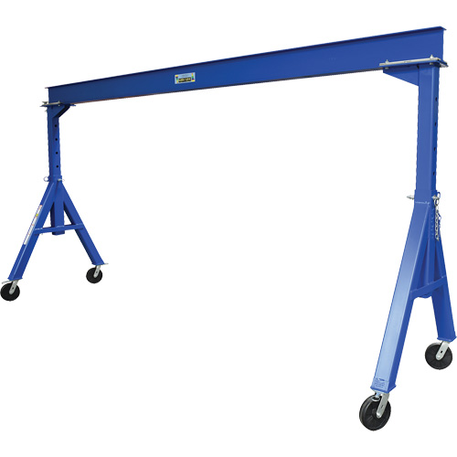 Adjustable Height Gantry Crane, 15' L, 4000 lbs. (2 tons) Capacity FMT Sales Ltd