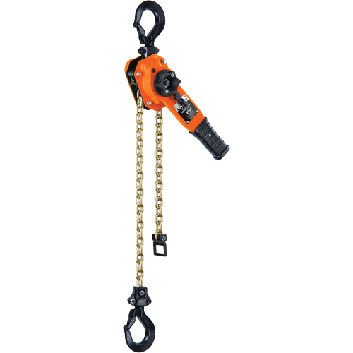 Series 653-A Ratchet Lever Hoist, 5' Lift, 3000 lbs. (1.5 tons) Capacity, Steel Chain FMT Sales Ltd