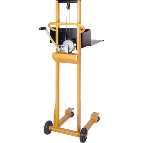 Easy-Lift Platform Lift Stacker, Hand Winch Operated, 500 lbs. Capacity, 52" Max Lift FMT Sales Ltd