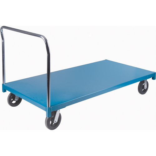 Chariot &agrave; plateforme robuste, 72" lo x 36" la x Capacit&eacute; 2000 lb, Roues en Caoutchouc FMT Sales Ltd