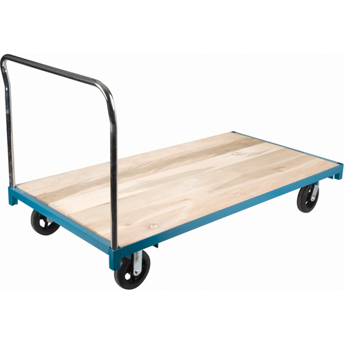 Chariot &agrave; plateforme robuste, 72" lo x 36" la x Capacit&eacute; 2000 lb, Roues en Caoutchouc FMT Sales Ltd