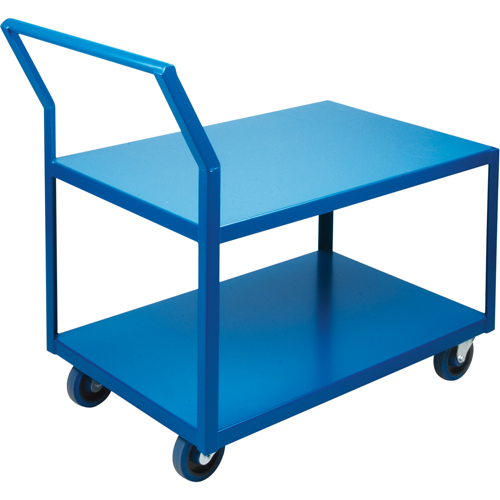 Chariots Surbaiss&eacute;s Robustes, 2 niveaux, 18" la x 30" p x 40" h, 1200 lb Cap FMT Sales Ltd