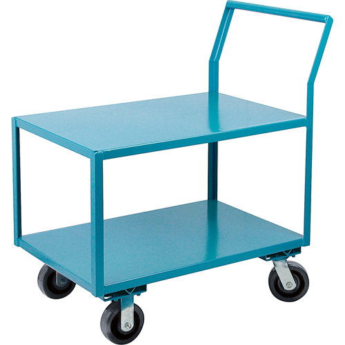 Chariots surbaiss&eacute;s robustes, 2 niveaux, 18" la x 30" p x 41" h, 2400 lb Cap FMT Sales Ltd
