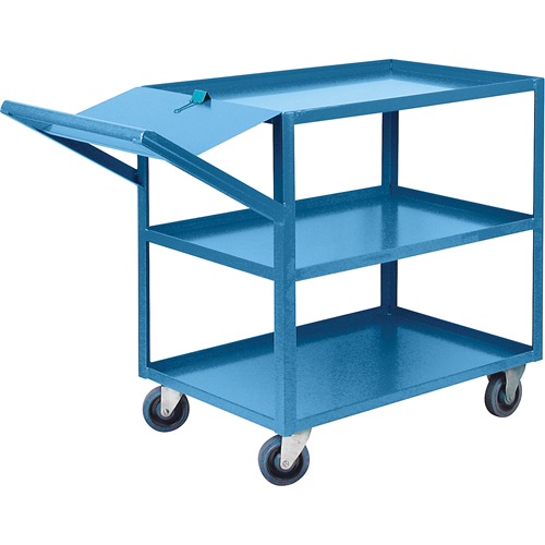 Chariots &agrave; cueillette, 36" h x 24" la x 64" p, 3 Tablettes, Capacit&eacute; 1200 lb FMT Sales Ltd