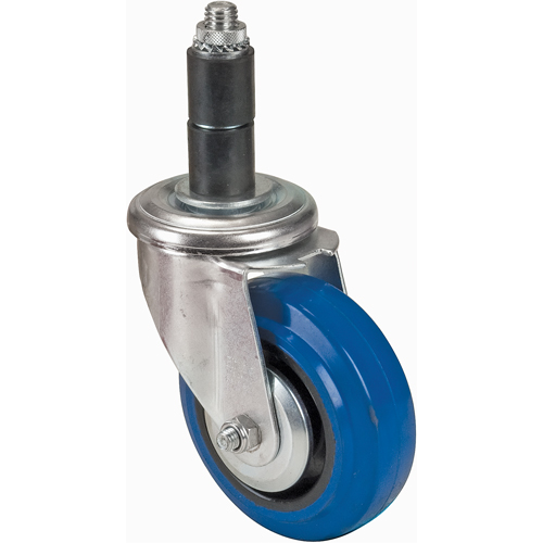 Rubber Stem Caster, Swivel, 4" (101.6 mm) Dia. FMT Sales Ltd