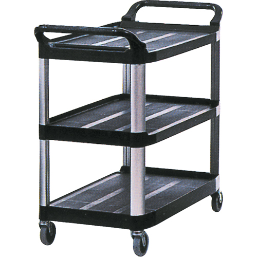Utility Cart, 3 Tiers, 20" x 37" x 33-5/8", 300 lbs. Capacity FMT Sales Ltd