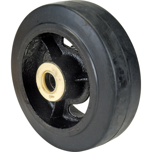 Rubber Wheels, 6" (152 mm) Dia. x 2" (51 mm) W, 550 lbs. (249 kg.) Capacity FMT Sales Ltd