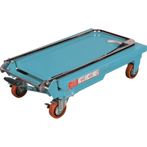 Heavy-Duty Hydraulic Scissor Lift Table, 27-1/2" L x 17-3/4" W, Steel, 330 lbs. Capacity FMT Sales Ltd