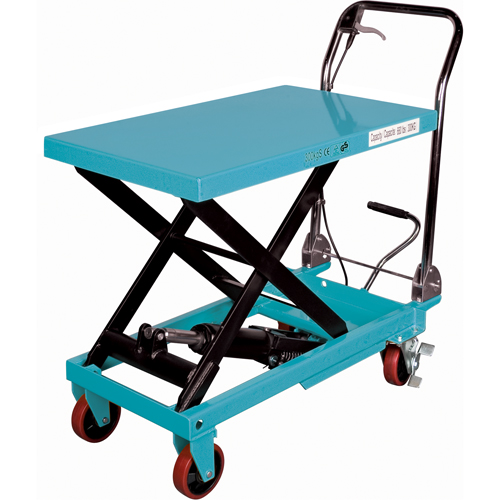 Table &eacute;l&eacute;vatrice robuste &agrave; ciseaux hydraulique, 32" lo x 19-3/4" la, Acier, Capacit&eacute; 1100 lb FMT Sales Ltd