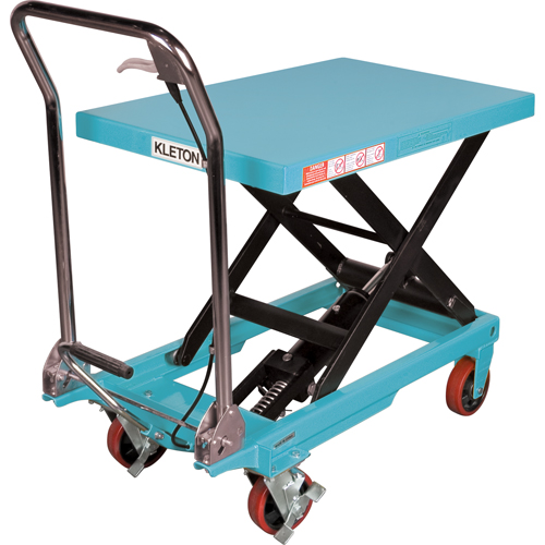 Heavy-Duty Hydraulic Scissor Lift Table, 32" L x 19-3/4" W, Steel, 660 lbs. Capacity FMT Sales Ltd