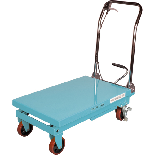 Heavy-Duty Hydraulic Scissor Lift Table, 32" L x 19-3/4" W, Steel, 660 lbs. Capacity FMT Sales Ltd