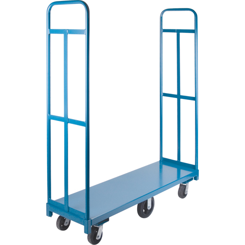 U-Boat Platform Truck, 60" L x 18" W, 1500 lbs. Capacity, Rubber Casters FMT Sales Ltd