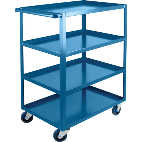 Chariots &agrave; tablettes robustes, 4 Tiers, 24" la x 48" h x 39" p, Capacit&eacute; 1200 lb FMT Sales Ltd