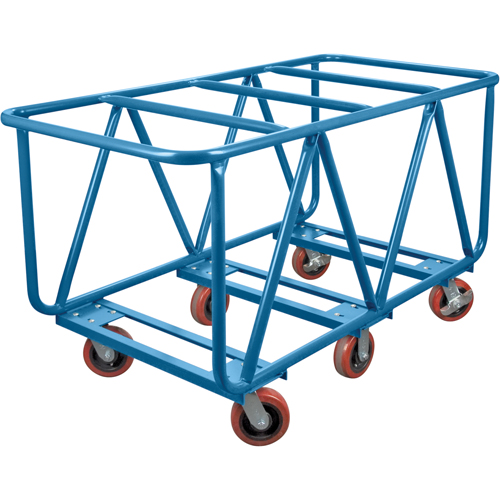 Flat Bed Lumber Cart, 60" x 30" x 33", 2500 lbs. Capacity FMT Sales Ltd