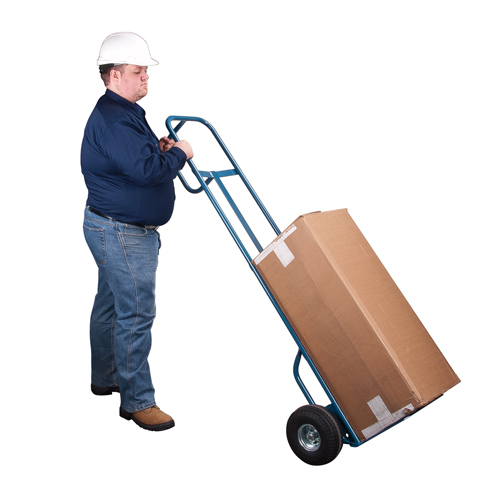 Deluxe Hi-Boy Hand Truck, P-Handle Handle, Steel, 72" Height, 700 lbs. Capacity FMT Sales Ltd
