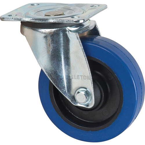 Blue Caster, Swivel, 5" (127 mm), Rubber, 400 lbs. (181 kg.) FMT Sales Ltd