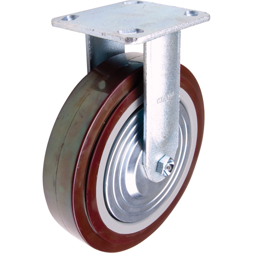 Roulette, Fixe, 8" (203,2 mm), Polyur&eacute;thane, 1000 lb (453,6 kg) FMT Sales Ltd