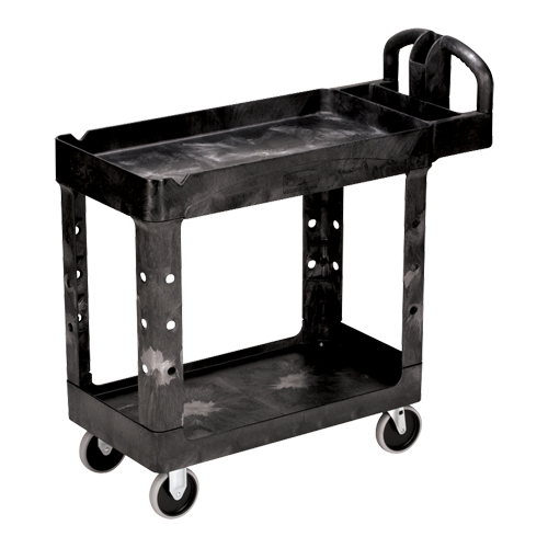 Chariot utilitaire robuste - 4500-88, 2 tiers, 17-1/8" x 33-1/4" x 39", Capacit&eacute; 500 lb FMT Sales Ltd