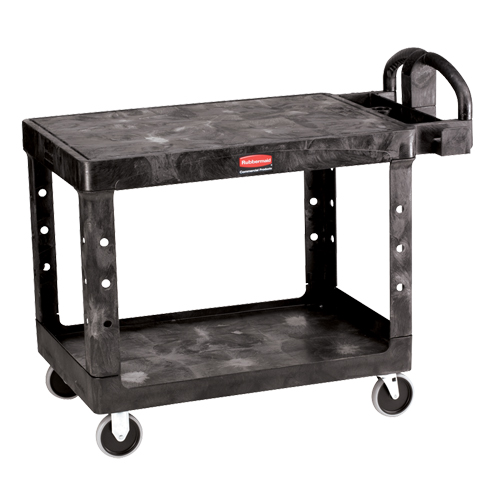 Flat Shelf Heavy Duty Utility Cart - 4525-00, 2 Tiers, 25-7/8" x 33-3/10" x 43-9/10", 500 lbs. Capacity FMT Sales Ltd