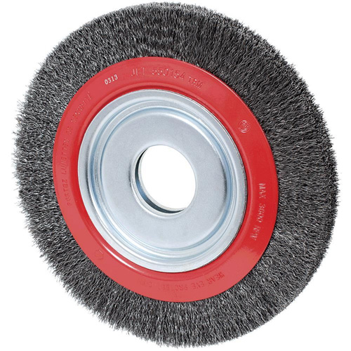 Meule 101G-2C &agrave; fils cr&ecirc;p&eacute;s, 8" dia., Fils 0,02", Arbre 1/2" - 2" FMT Sales Ltd