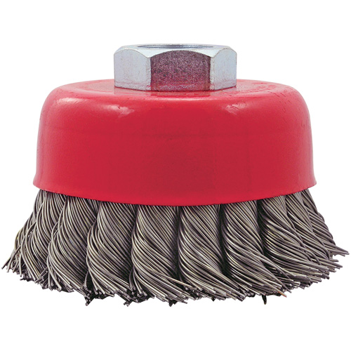 CK3201T Knotted Twist Wire Cup Brush, 3" Dia. x 5/8"-11 Arbor FMT Sales Ltd