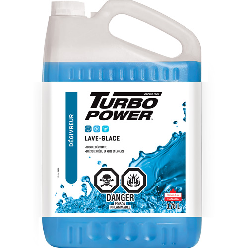 Liquide lave-glace toutes saisons Turbo Power, Cruche, 3,78 L FMT Sales Ltd