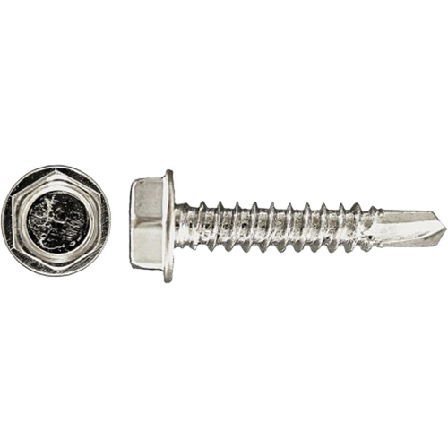 Vis taraud&eacute;es hex HD Drill-X 100 mcx, #12 dia., 1-1/4" lo, Zingu&eacute; FMT Sales Ltd