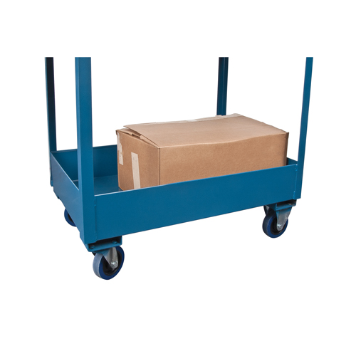 Chariots de service &agrave; bordure profonde, 2 Tiers, 24" la x 47" h x 36" p, Capacit&eacute; 1200 lb FMT Sales Ltd