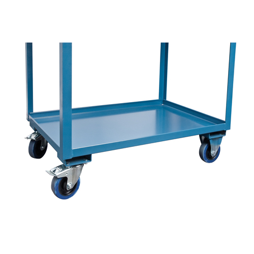 Mobile Service Cart, 2 Tiers, 24" W x 57" H x 40" D, 1200 lbs. Capacity FMT Sales Ltd