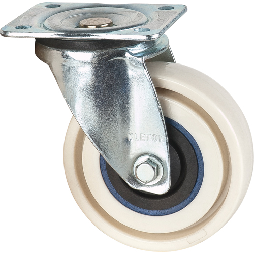 Roulettes sandwich, Pivotant, 5" (127 mm), Nylon, 440 lb (199,58 kg) FMT Sales Ltd