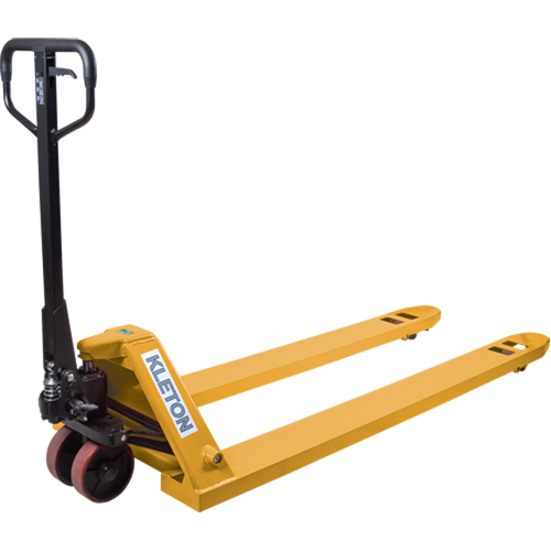 Long Fork Hydraulic Pallet Truck, 72" L x 27" W, 3300 lbs. Capacity FMT Sales Ltd