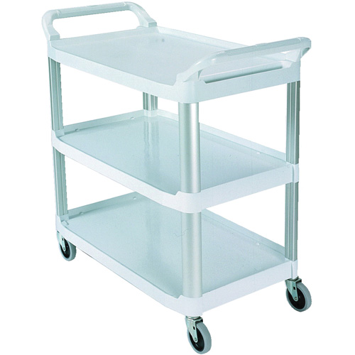 Open-Sided Shelf Cart, 3 Tiers, 40" x 37" x 20", 300 lbs. Capacity FMT Sales Ltd