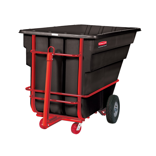 Chariot basculeur en acier, Poly&eacute;thyl&egrave;ne, 1-1/2 vg³, Capacit&eacute; de charge de 2100 lb FMT Sales Ltd