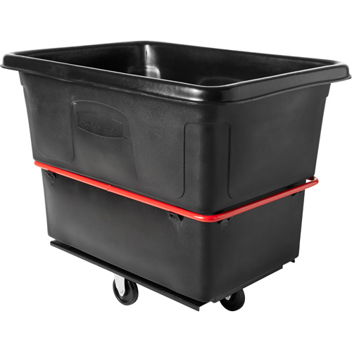 Chariot cubique utilitaire &agrave; usage intensif, Plastique recycl&eacute; noir, 48-1/4" lo x 34-1/8" la x 37-7/8" h, Volume 20 pi³, Capacit&eacute; 1200 lb FMT Sales Ltd