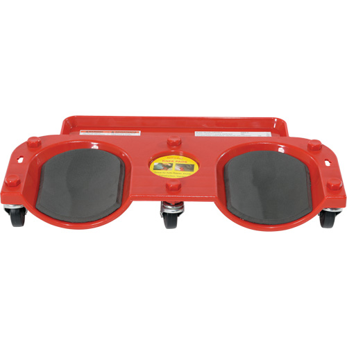 Rolling Knee Dolly, Plastic, Red, 350 lbs. Capacity FMT Sales Ltd
