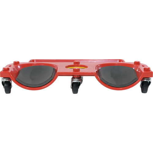 Rolling Knee Dolly, Plastic, Red, 350 lbs. Capacity FMT Sales Ltd