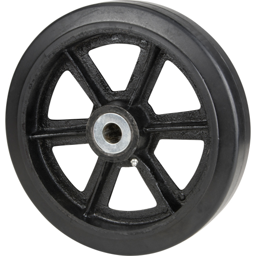 Roulettes en caoutchouc moul&eacute;, 8" (203,2 mm) dia. x 2" (50,8 mm) la, Capacit&eacute; de 600 lb (272,155 kg) FMT Sales Ltd