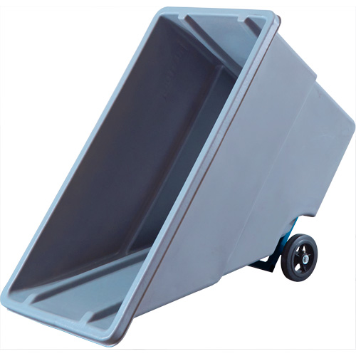 Chariot basculeur en acier, Poly&eacute;thyl&egrave;ne, 0,625 vg³, Capacit&eacute; de charge de 500 lb FMT Sales Ltd