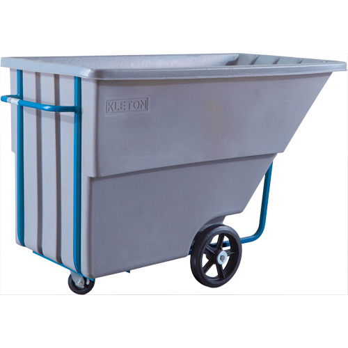 Chariot basculeur en acier, Poly&eacute;thyl&egrave;ne, 1,1 vg³, Capacit&eacute; de charge de 1250 lb FMT Sales Ltd