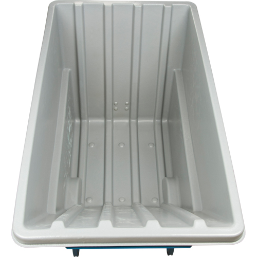 Chariot basculeur en acier, Poly&eacute;thyl&egrave;ne, 1,1 vg³, Capacit&eacute; de charge de 1250 lb FMT Sales Ltd