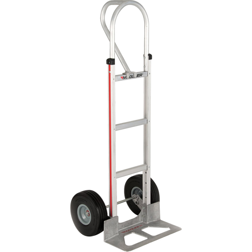 Straight Back Hand Truck, P-Handle Handle, Aluminum, 52" Height, 500 lbs. Capacity FMT Sales Ltd