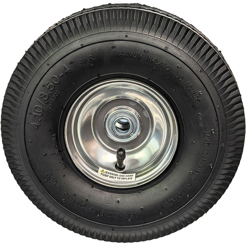 Roue pneumatique de rechange pour diable, 10" (254 mm), Capacit&eacute; de 350 lb FMT Sales Ltd