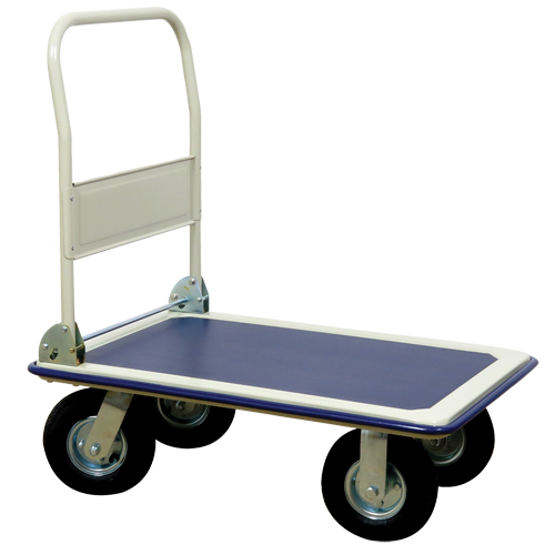 Chariot &agrave; plateforme avec poign&eacute;e pliante, Acier, 660 lb, 35" lo x 23" la, Hauteur 43,5" FMT Sales Ltd