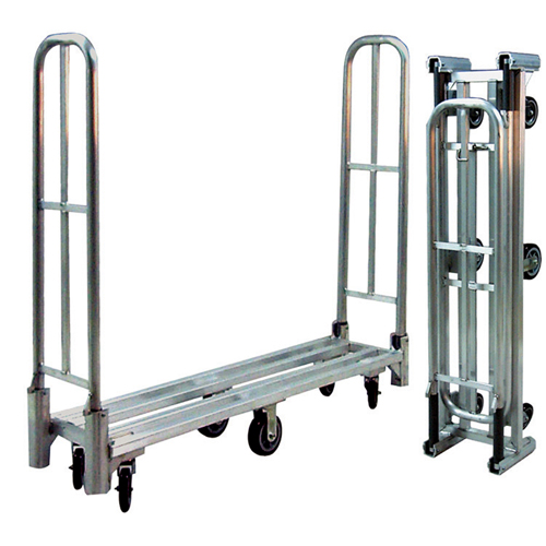 Chariot utilitaire pliant en aluminium U-Boat, 16" la x 60" lo, 1500 lb cap, Roues Polyur&eacute;thane FMT Sales Ltd