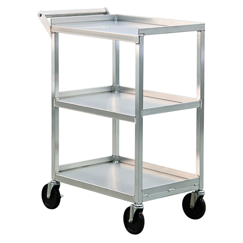 Utility Cart, 3 Tiers, 16-1/2" W x 39" H x 27-3/4" D, 350 lbs. Capacity FMT Sales Ltd