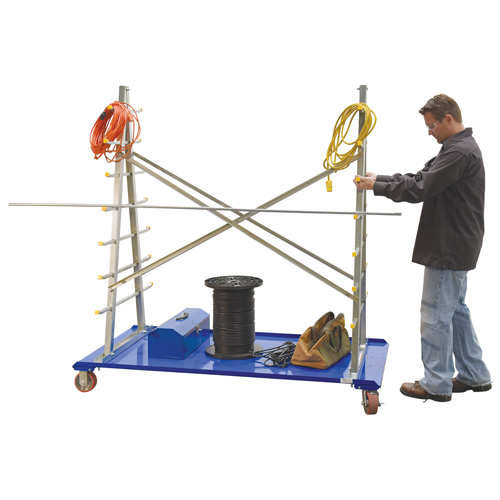 A-Frame Bar & Pipe Cart, Steel, 36-3/4" W x 73-3/4" D x 72-1/2" H, 2000 lbs. Capacity FMT Sales Ltd