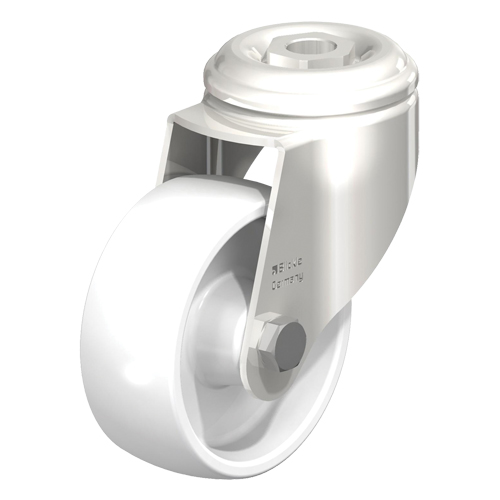 Roulette en nylon acier inoxydable, Pivotant, Diam&egrave;tre 5" (127 mm), Capacit&eacute; 265 lb (120 kg) FMT Sales Ltd