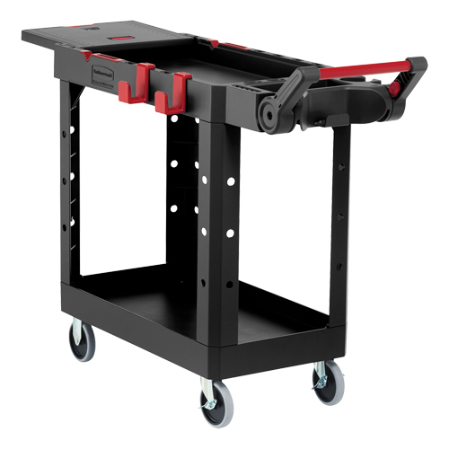 Heavy-Duty Adaptable Utility Cart, 2 Tiers, 17-3/4" x 36" x 46-1/5", 500 lbs. Capacity FMT Sales Ltd
