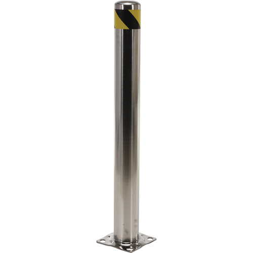Butoir de s&eacute;curit&eacute;, Acier inoxydable, 42" h x 8" la, Argent FMT Sales Ltd