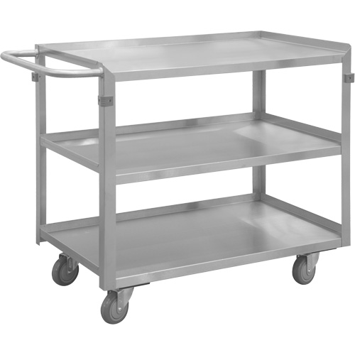 Chariot avec tablettes de calibre industriel, 3 Tiers, 16-3/4" la x 34" h x 30-7/16" p, Capacit&eacute; 600 lb FMT Sales Ltd